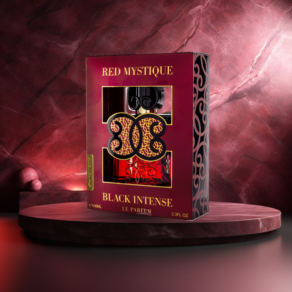 EDP 100ml "Black Intense Red Mystike" - kvetinovo-ovocná vôňa