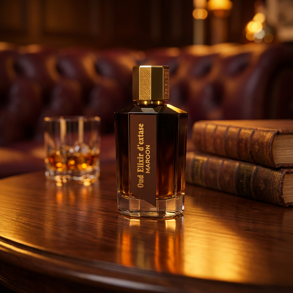 EDP 100ml "Oud Elixir D’extase Maroon" - orientálno-drevitá vôňa