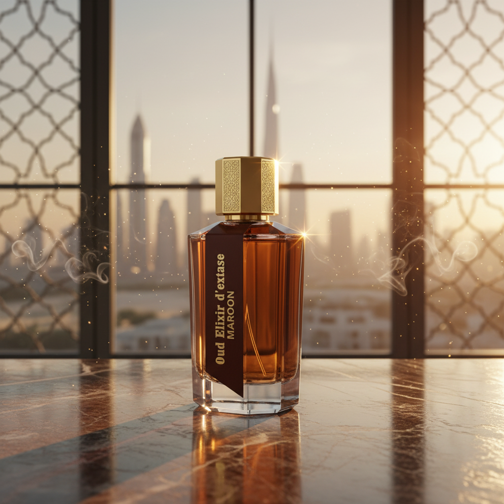 EDP 100ml "Oud Elixir D’extase Maroon" - orientálno-drevitá vôňa 4 