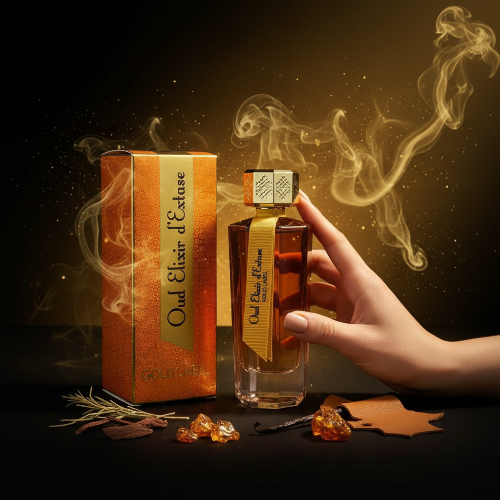 Linn Young EDP 100ml "Oud Elixir d'Extase Gold Label" – drevito-cyprová vôňa