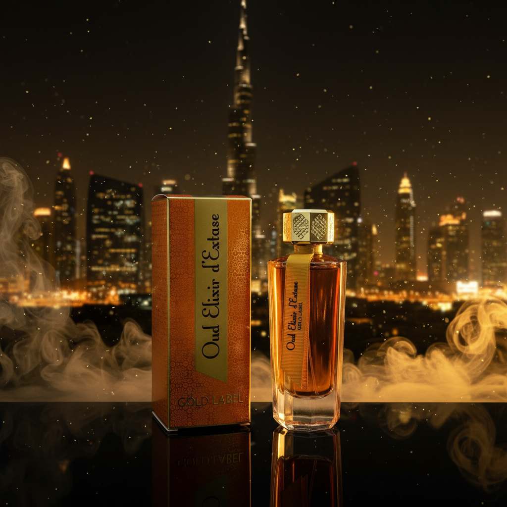 Linn Young EDP 100ml "Oud Elixir d'Extase Gold Label" – drevito-cyprová vôňa 4 