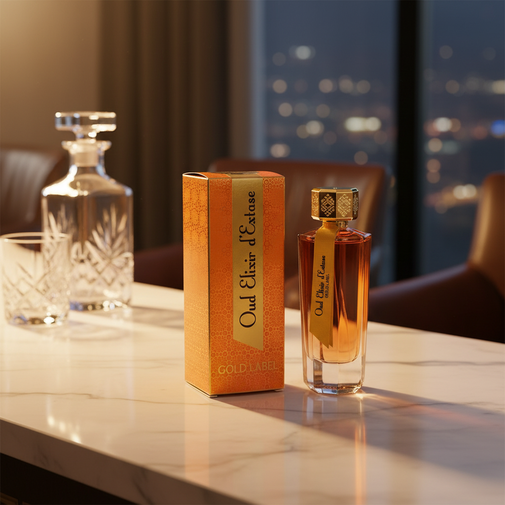 Linn Young EDP 100ml "Oud Elixir d'Extase Gold Label" – drevito-cyprová vôňa 7 