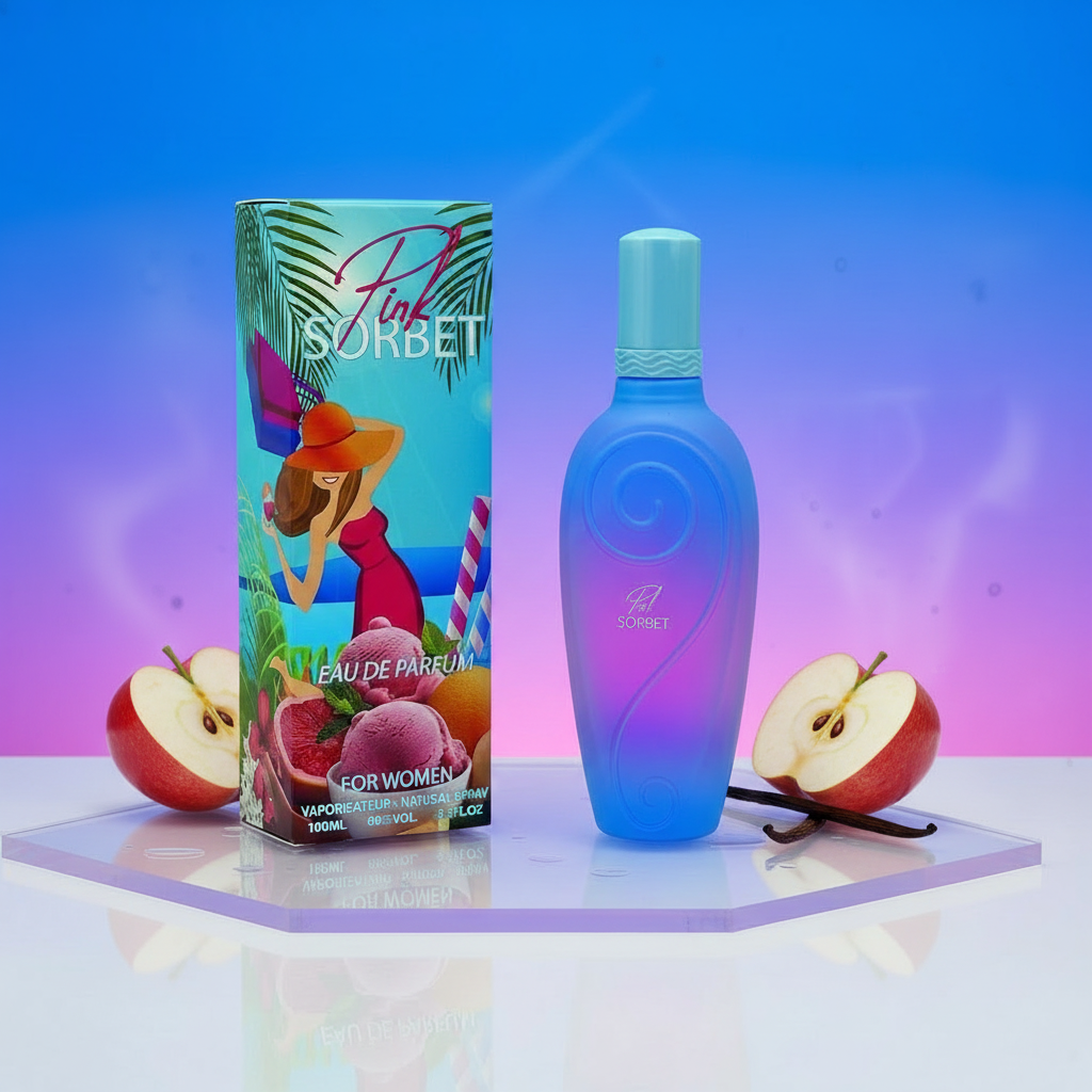 EDP 100 ml „Pink Sorbet“ – ovocno-kvetinová vôňa