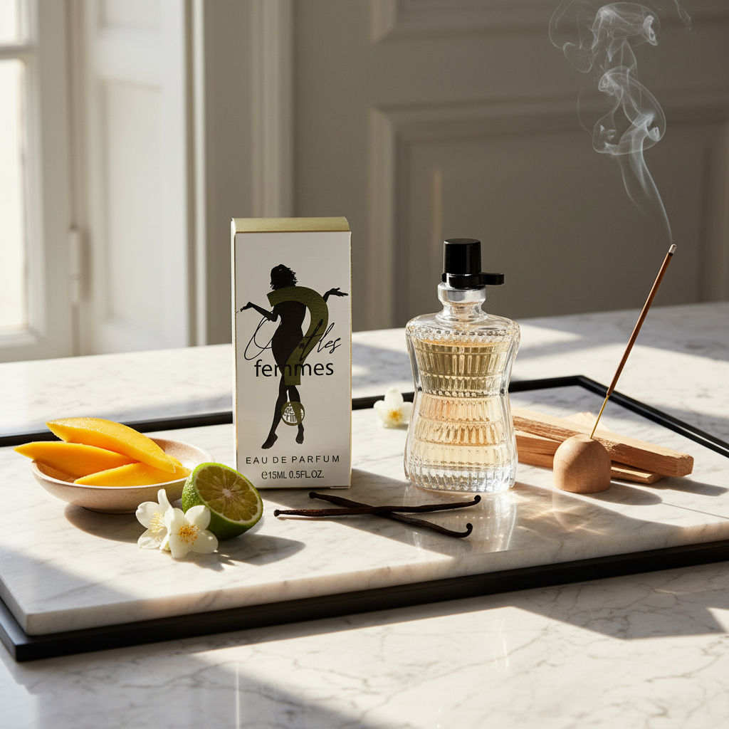 15ml EDP "OÙ SONT LES FEMMES" - kvetinová - drevitá - pižmová vôňa