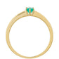 Zlatý Prsteň s Brazílskym Smaragdom