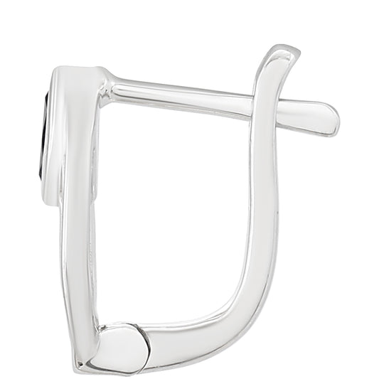 Strieborné Náušnice s Thajským Zafírom