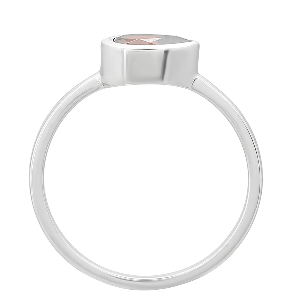 Strieborný Prsteň s Granátom 4 