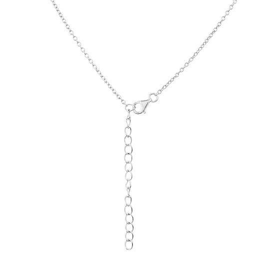 Strieborný Náhrdelník s Granátom