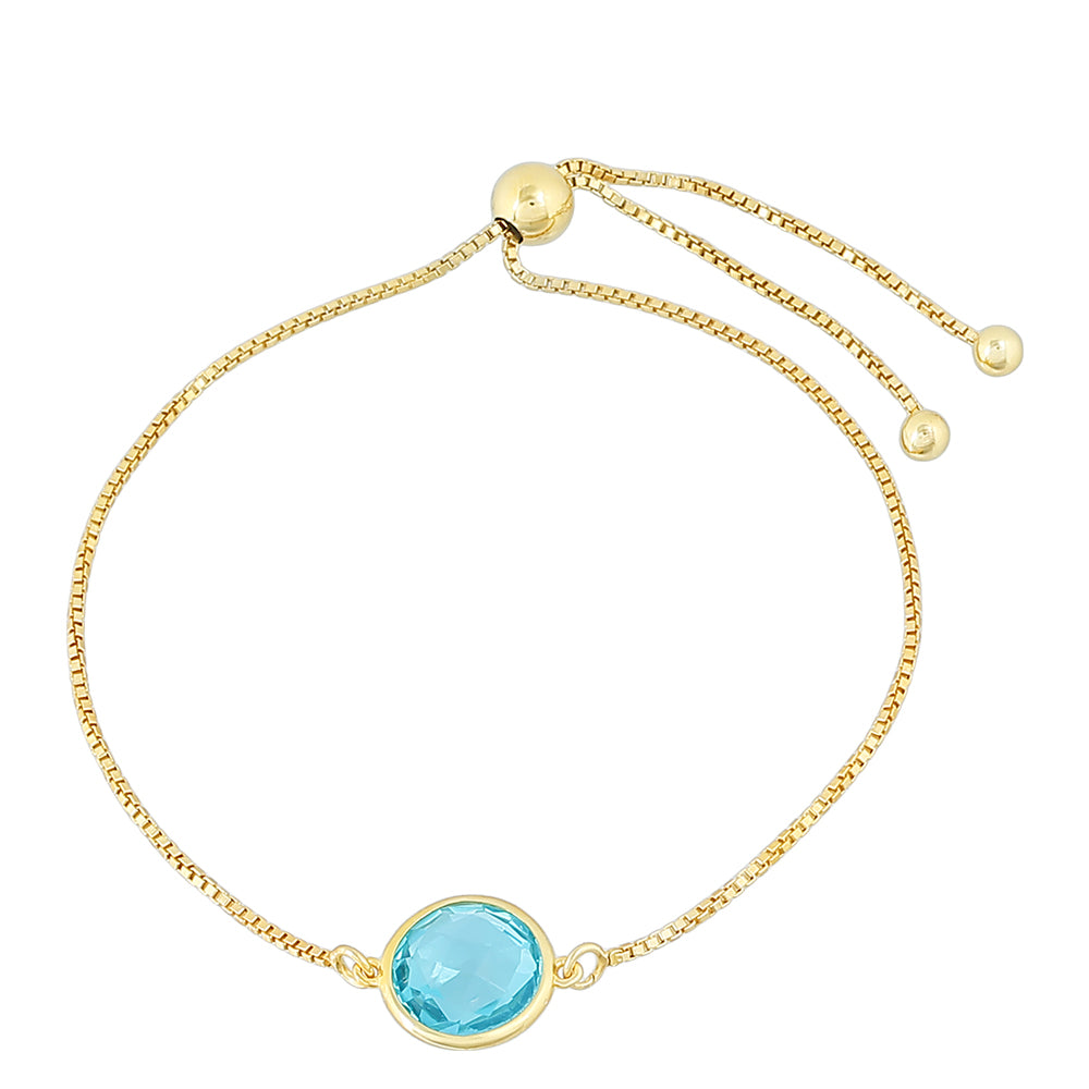 Pozlátený Strieborný Náramok s Paraiba Kremeňom