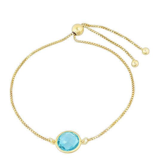 Pozlátený Strieborný Náramok s Paraiba Kremeňom