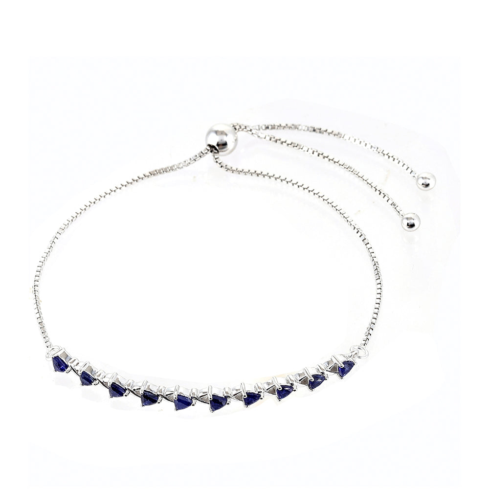 Strieborný Náramok s Thajským Zafírom