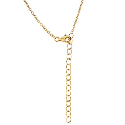 Pozlátený Strieborný Náhrdelník s Barokovou Sladkovodnou Kultivovanou Perlou