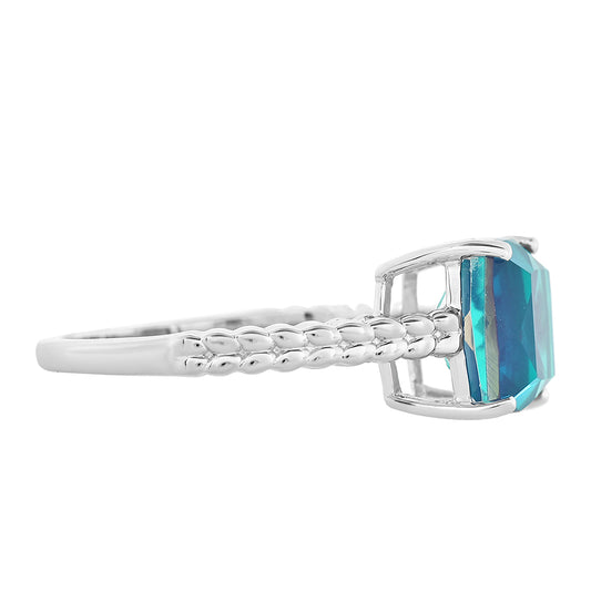 Strieborný Prsteň s Pávím Kremeňom