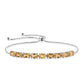 Strieborný Náramok s Citrínom