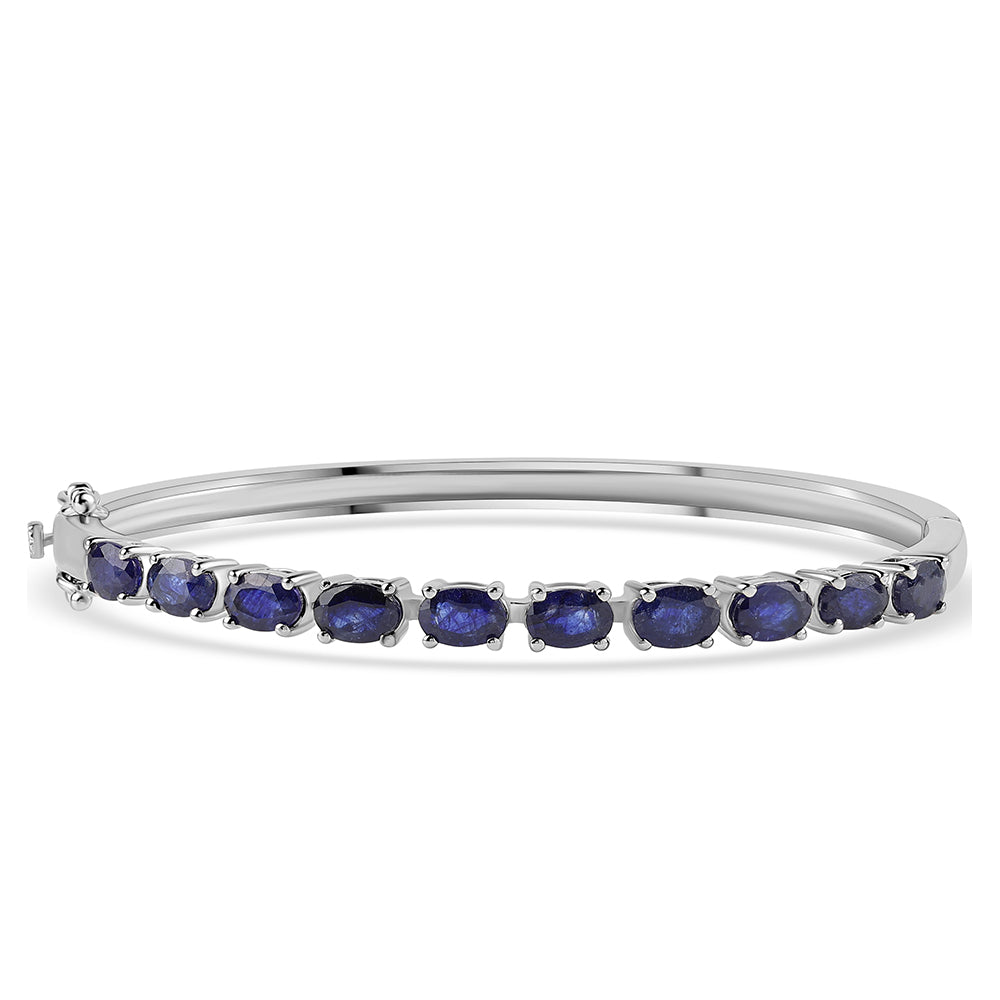 Strieborný Náramok s Austrálskym Modrým Zafírom 1 