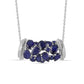 Strieborný Náhrdelník s Austrálskym Modrým Zafírom