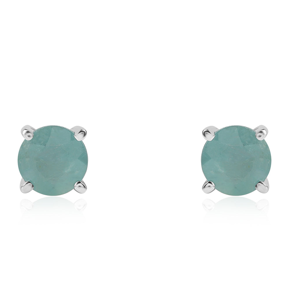 Strieborné Náušnice s Grandidieritom