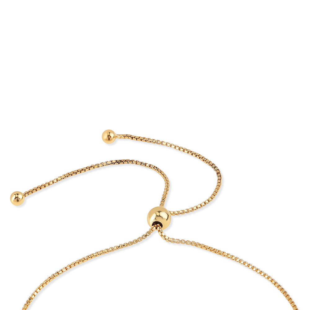 Pozlátený Strieborný Náramok s Bielou Sladkovodnou Perlou 3 