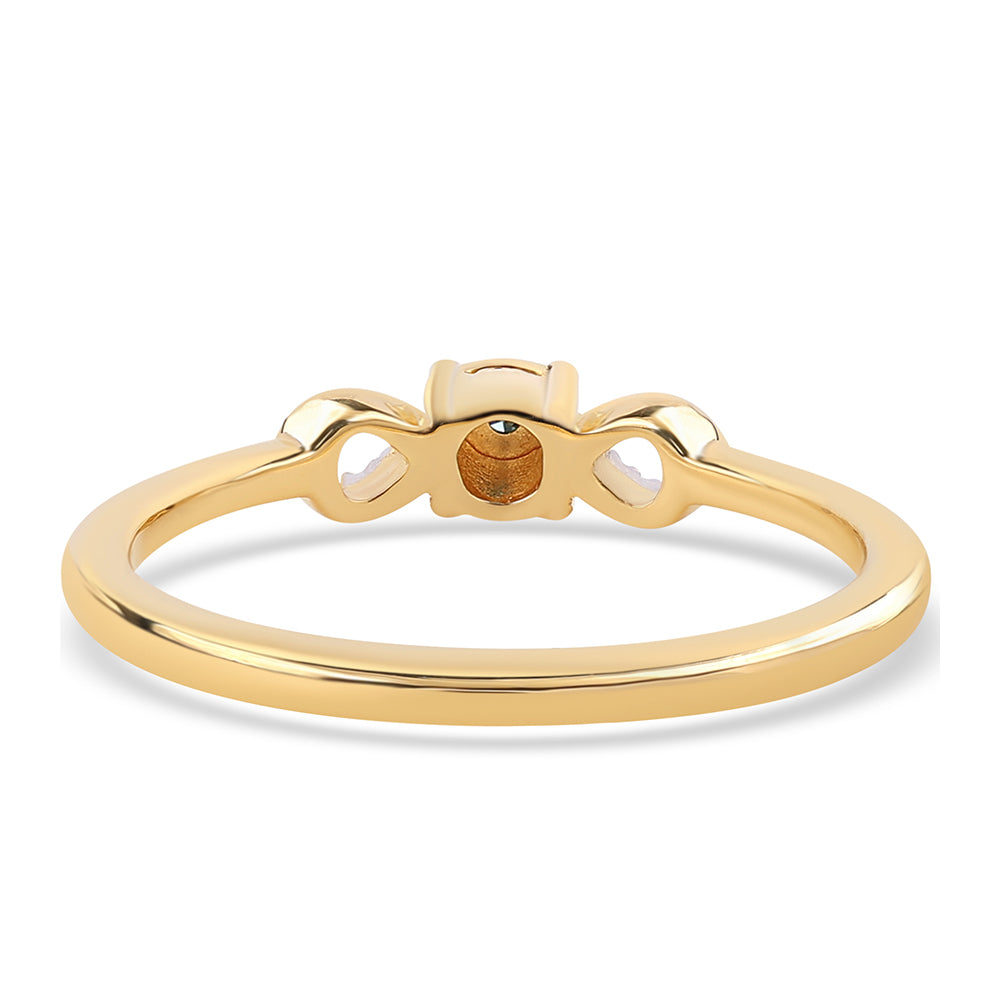 Pozlátené Strieborné Sada s Modrým Diamantom ( Náušnice+Prsteň +Prívesok ) 7 