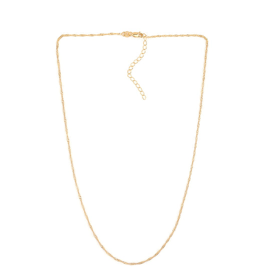 Pozlátený Strieborný Retiazka ( Náhrdelník )