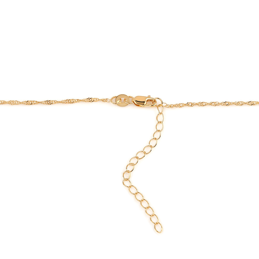 Pozlátený Strieborný Retiazka ( Náhrdelník ) 3 