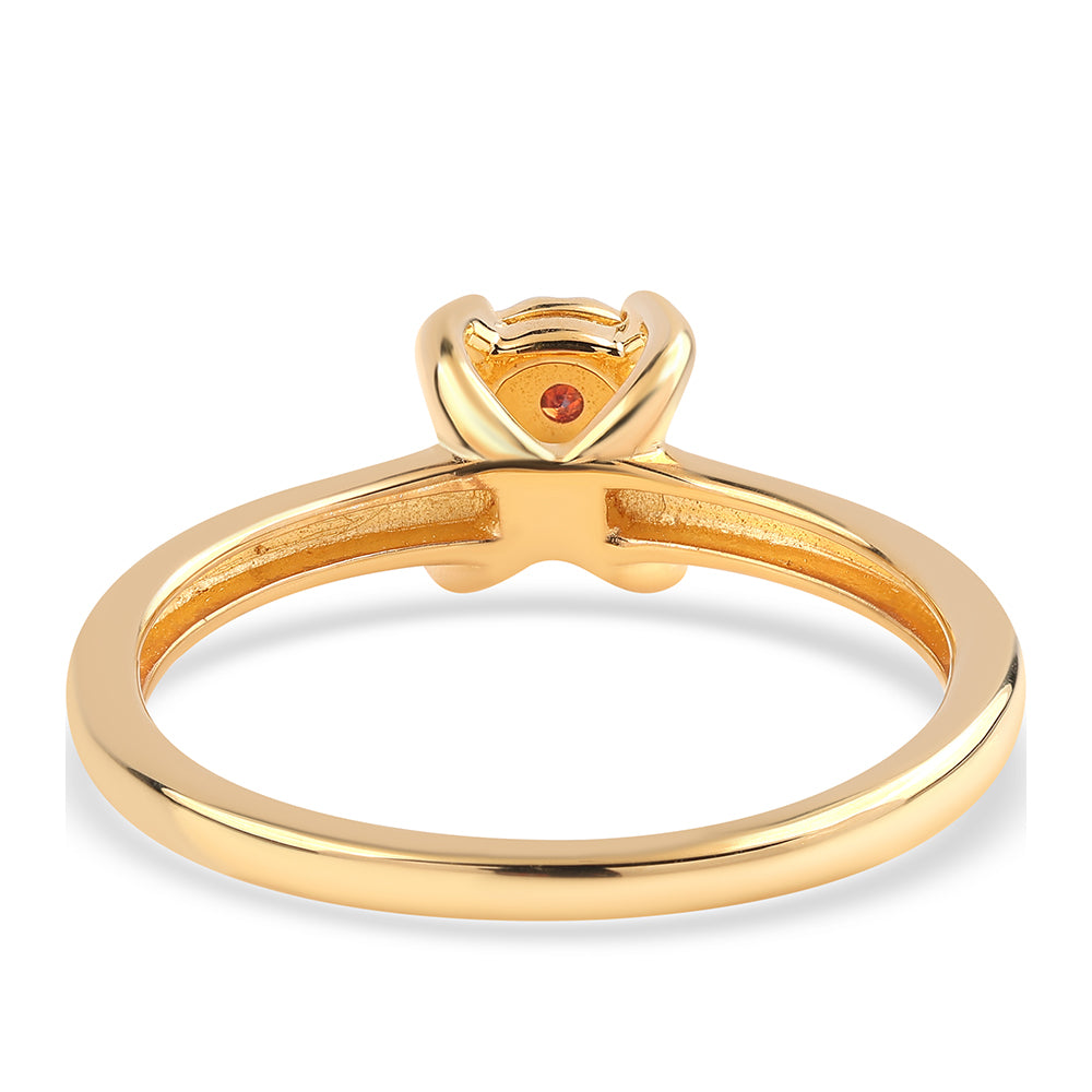 Pozlátené Strieborné Sada s Červeným Diamantom ( Náušnice+Prsteň +Prívesok )