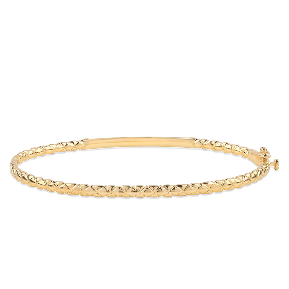 Pozlátený Strieborný Náramok s Čiernym Diamantom 2 