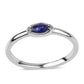 Strieborný Prsteň s Austrálskym Modrým Zafírom