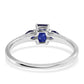 Strieborný Prsteň s Austrálskym Modrým Zafírom