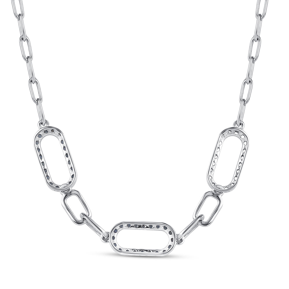 Strieborný Náhrdelník s Austrálskym Modrým Zafírom 2 