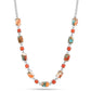 Strieborný Náhrdelník s Ustricovým Tyrkysom a Červeným Korálom