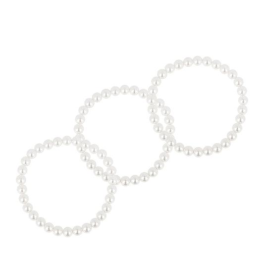 Korále Sada s S Krémovú Sladkovodnou Perlou