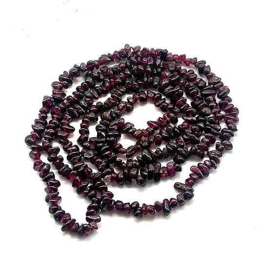 Korále Náhrdelník s Červeným Granátom