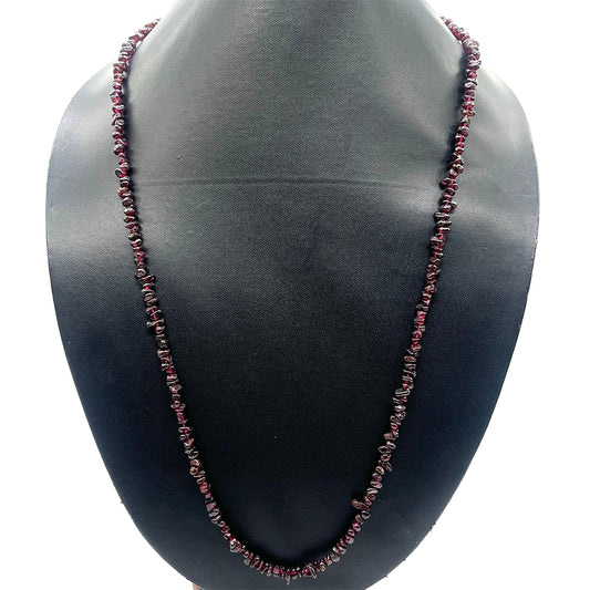 Korále Náhrdelník s Červeným Granátom