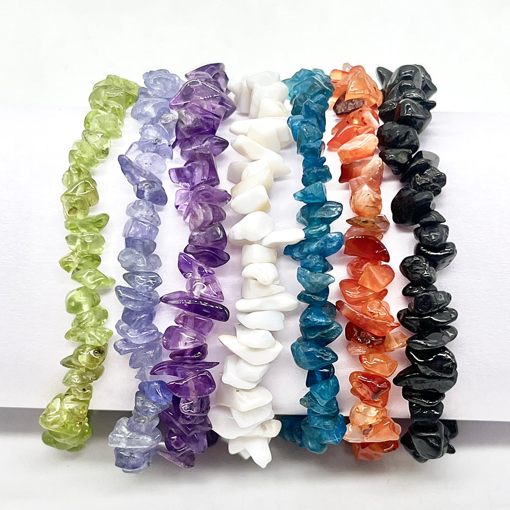 Korále Sada s Tanzanitom a Marockým Ametystom ( Náramok )