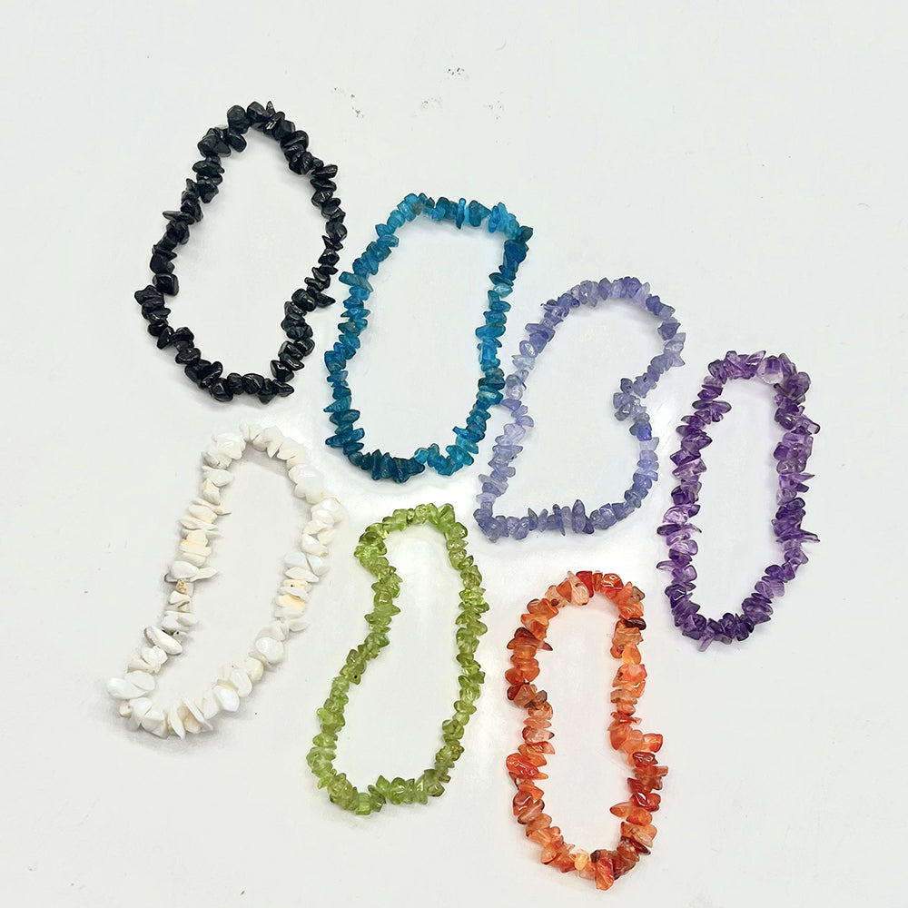 Korále Sada s Tanzanitom a Marockým Ametystom ( Náramok ) 2 