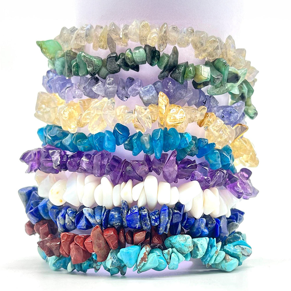 Korále Sada s Tanzanitom a Brazílskym Smaragdom ( Náramok )