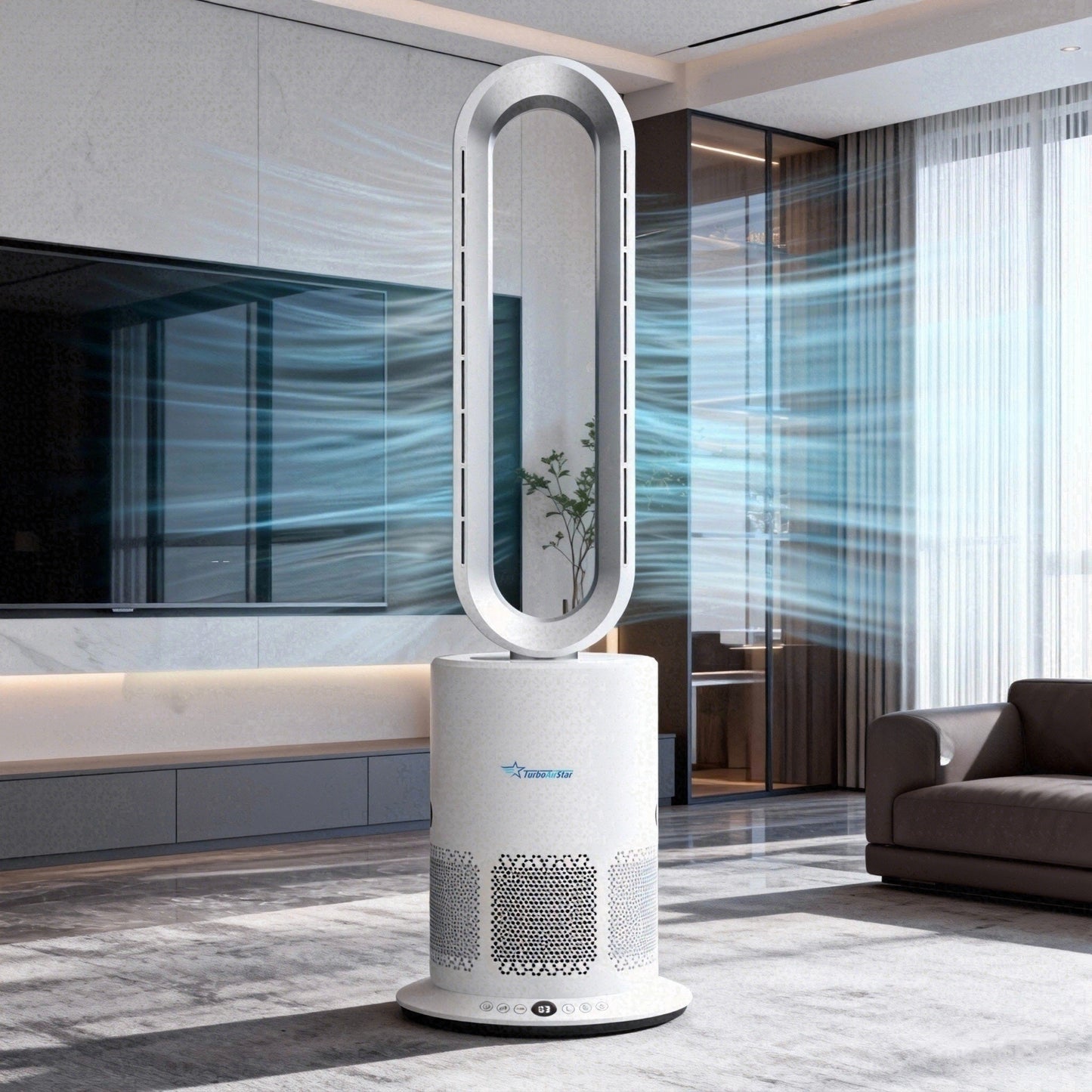 TurboAirStar Čistička vzduchu s ventilátorom na chladenie alebo ohriatie vzduchu