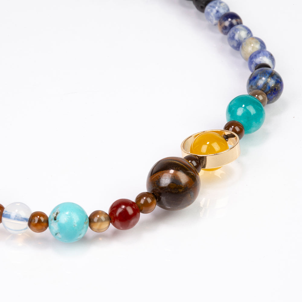 Nugetový Náhrdelník s Lapisom Lazuli a Tigrím Okom