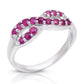 Strieborný Prsteň s Madagaskarským Rubínom