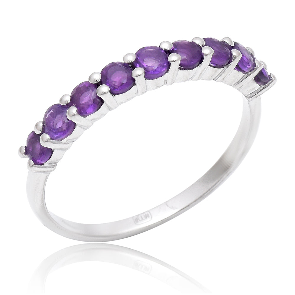 Strieborný Prsteň s Marockým Ametystom 1 