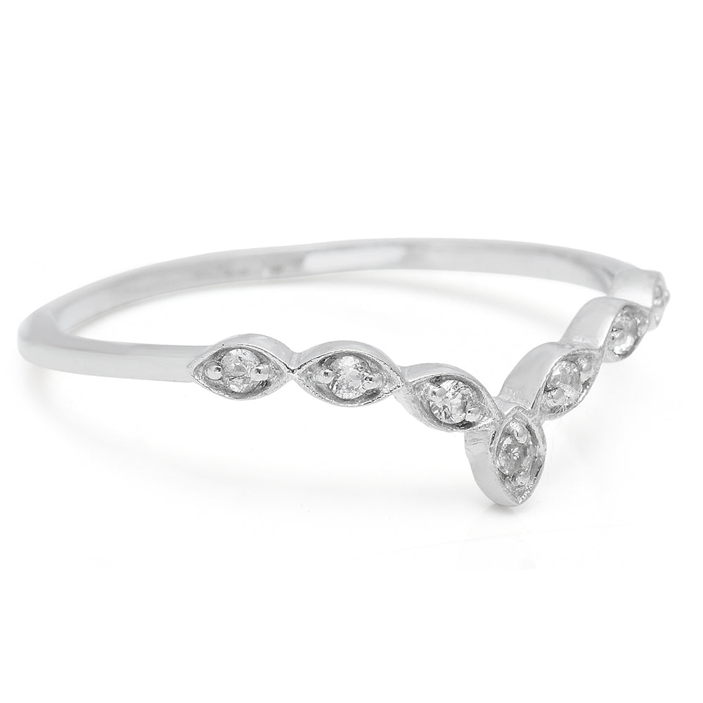 Strieborné Sada s Marockým Ametystom a Bielym Topásom ( Prsteň ) 4 