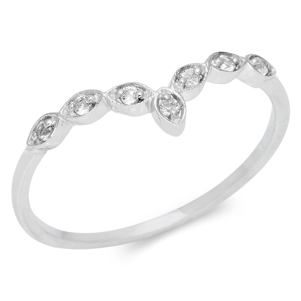 Strieborné Sada s Marockým Ametystom a Bielym Topásom ( Prsteň ) 5 