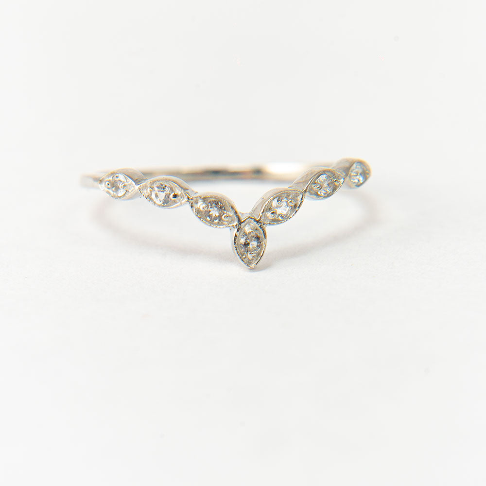 Strieborné Sada s Marockým Ametystom a Bielym Topásom ( Prsteň )