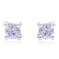 Strieborné Náušnice s AAA Tanzanitom