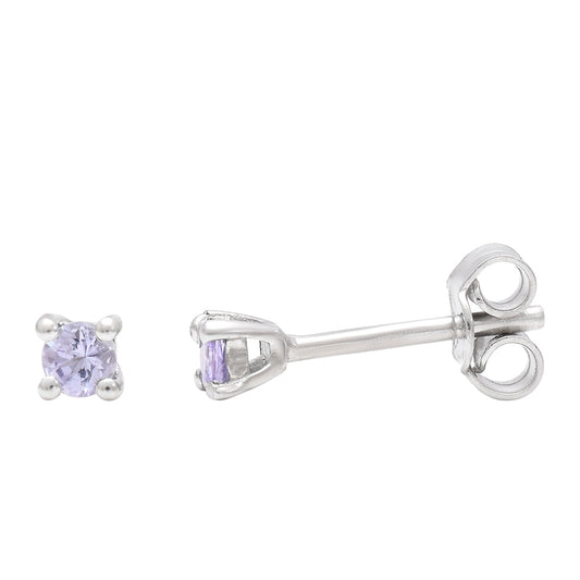 Strieborné Náušnice s AAA Tanzanitom
