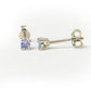 Strieborné Náušnice s AAA Tanzanitom