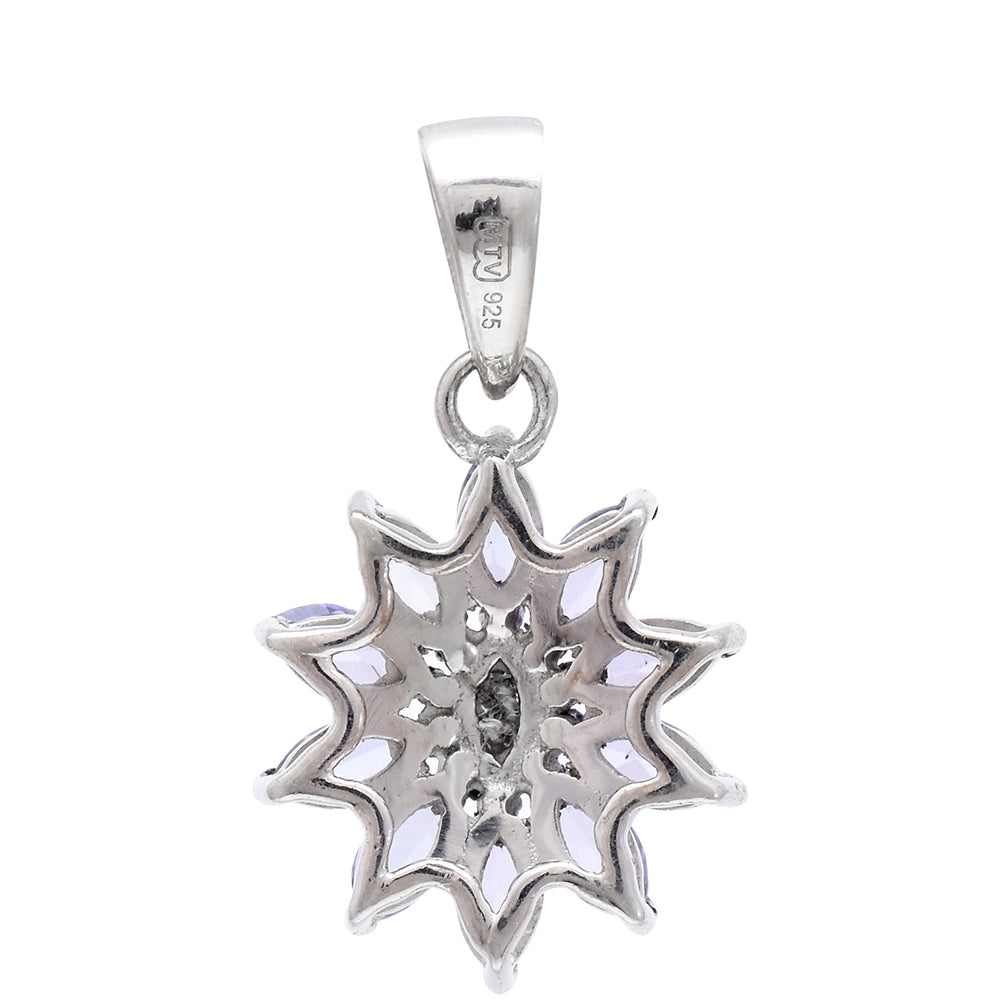 Strieborný Prívesok s AAA Tanzanitom 2 