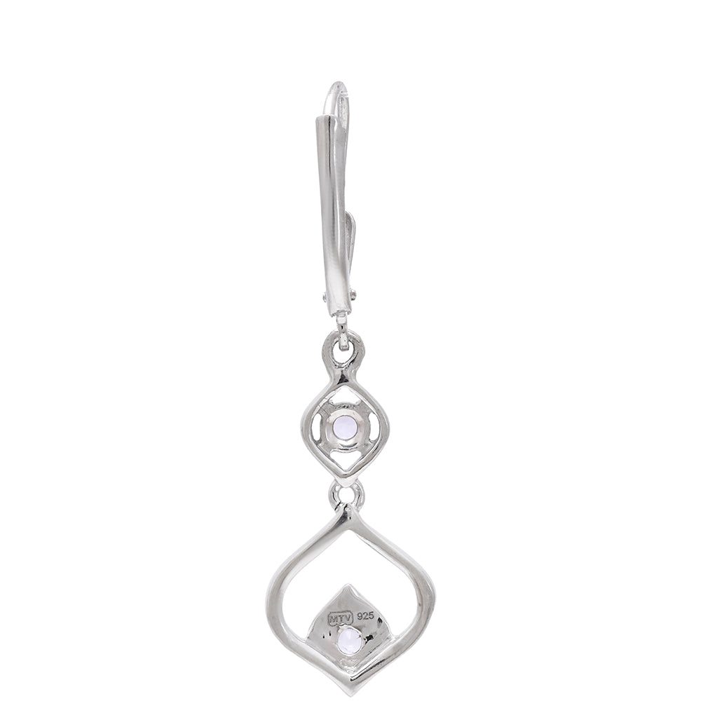 Strieborné Náušnice s AAA Tanzanitom 4 