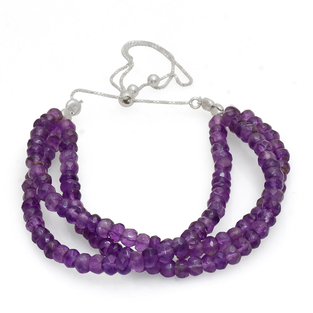 Strieborný Náhrdelník s Brazílskym Ametystom 1 